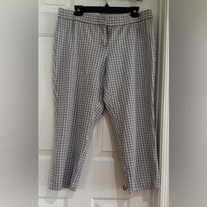 Amanda + Chelsea Crop Pant Gingham Size 14
